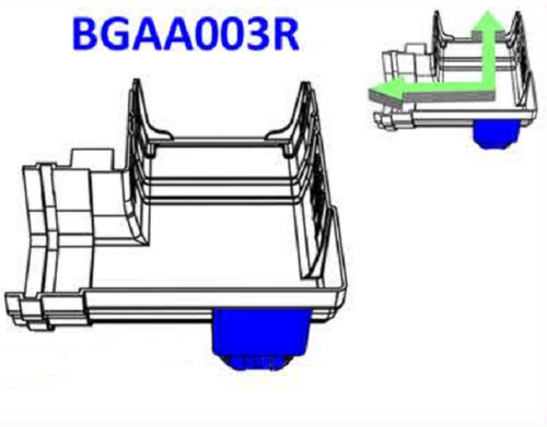 Bgaa003 165mm outlet - bgaa003, 90°