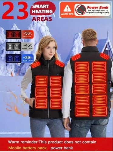 Heated vest gilet jacket - heated,