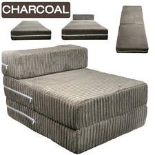 Charcoal jumbo cord single - jumbo,