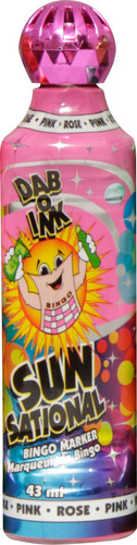 Pink sun sational bingo - pink, dabber