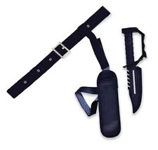 Thigh Holster & Knife Lara Croft Style Plastic Toy Weapon Fancy Dress Accessory