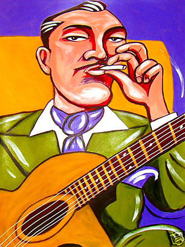 Django reinhardt print poster - django,