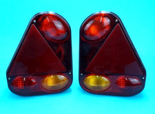 Pair of Radex 2900 Rear Trailer Lamps LH & RH - 5+4 Pin Quick-fit Plug-in Socket