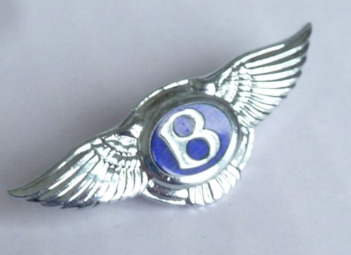 Bentley blue enamel - bentley, lapel