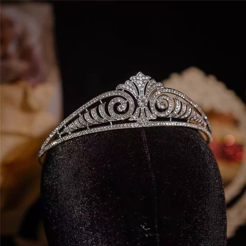 Crystal bridal tiara crown - crystal,