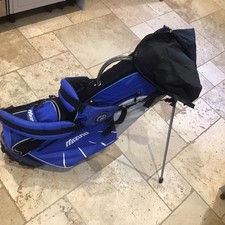 Mizuno Aerolite 7-Way Divider Carry/ Stand GOLF Bag (Blue/Black/White) W-strap