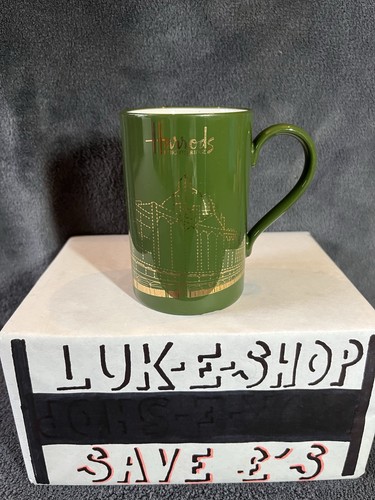 Harrods green mug cup coffee - mug,