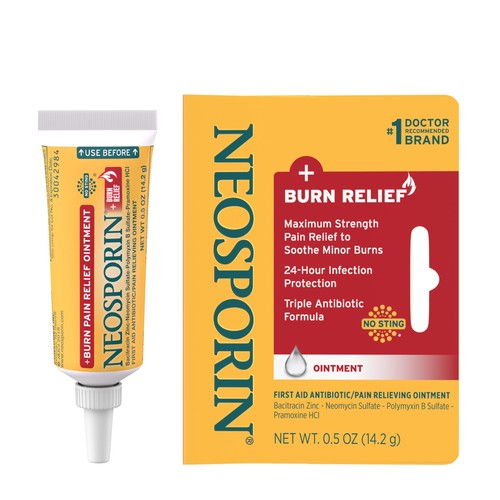 Neosporin burn relief dual - burn,