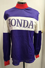 Vtg 1980s or 70s Viking Honda Racing Jersey Shirt Mesh MotoX Motorcycle Size L
