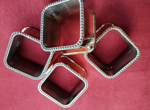 Set silver plates napkin - of,