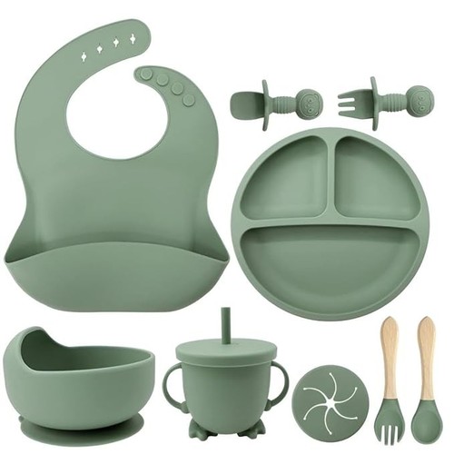 Silicone baby feeding set bpa - silicone,