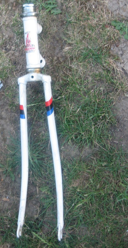 Retro vintage steel - steel, fork