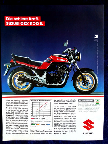Suzuki gsx 1100 original - gsx, e,