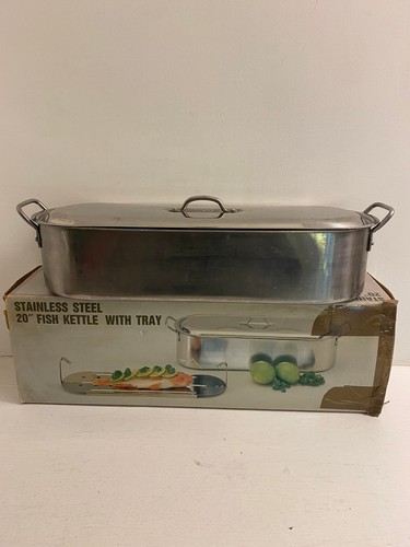Stainless steel fish - steel, 20"