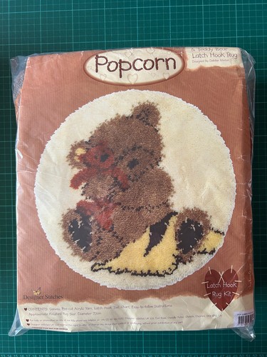 Popcorn teddy latch hook - popcorn, &