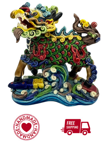 Chinese qilin kylin ceramic - chinese,