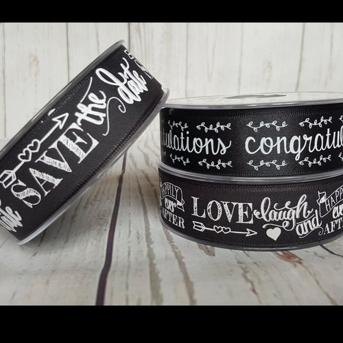 Chalkboard wedding ribbon - chalkboard,