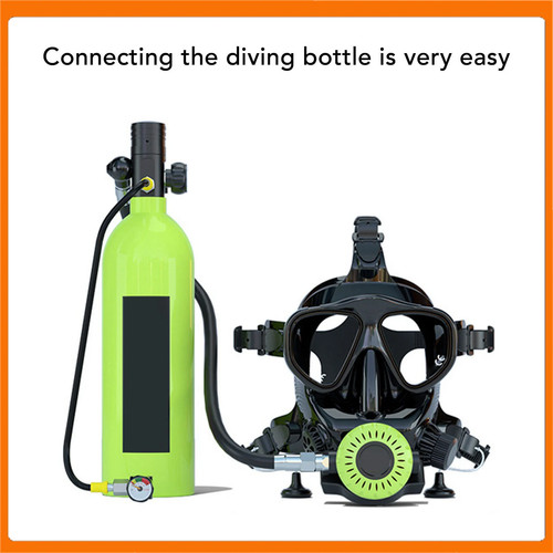 Full face snorkel mask - face, 180°