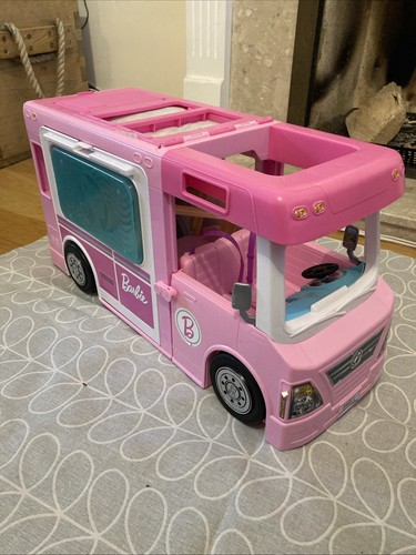 Barbie camper van equipped - barbie,