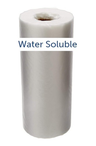 Water soluble film topper - water,