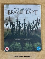 BRAVEHEART - UK EXCLUSIVE BLU RAY STEELBOOK - NEW & SEALED