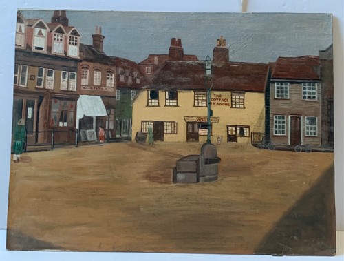 Vintage oil painting - oil, the