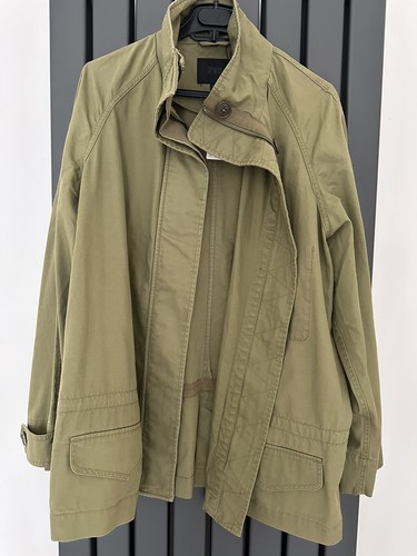 Zara khaki lightweight parka - khaki,