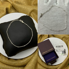 Monica Vinader Beaded Chain Bracelet Sterling Silver RRP £60