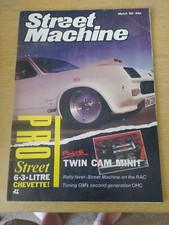 Street Machine March 1986, 6.3L Chevette, Astra GTE, Mark 2 Zodiac, '50 Chevy