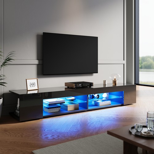 High gloss black 180cm - gloss, tv