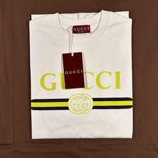 Men's Gucci White Cotton