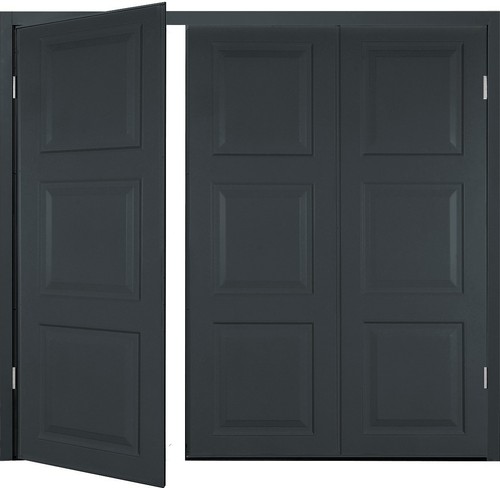 New side hinged garage door - hinged,