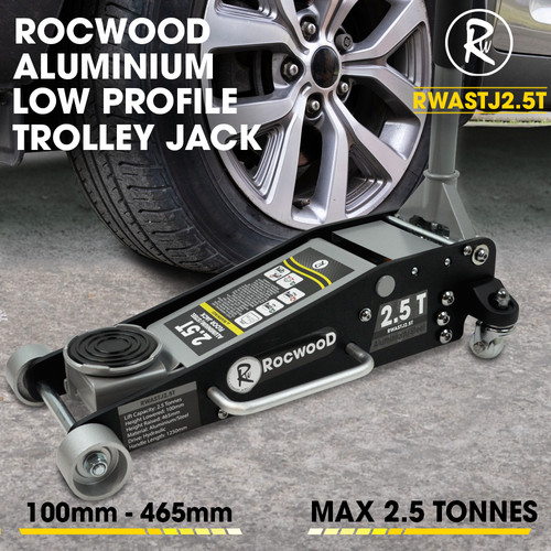 Low profile trolley - trolley, jack