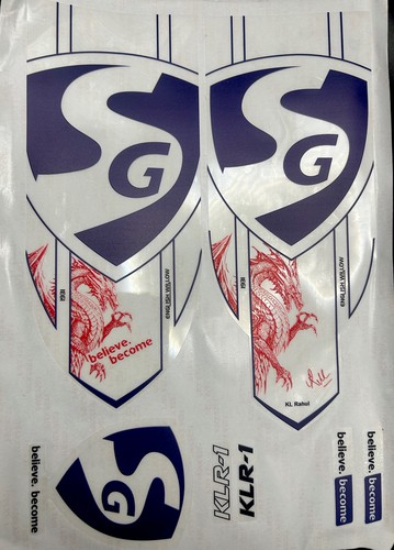 Cricket bat sticker 3d - sg,