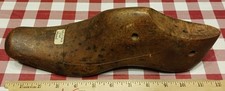 Old Patent 1862 Wing & Smith Civil War Era Cobbler Wood Shoe Last Form Signed