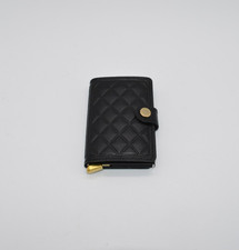 Secrid Mini Wallet Premium Diamond Black  , Leather    -  BRAND NEW WITH BOX