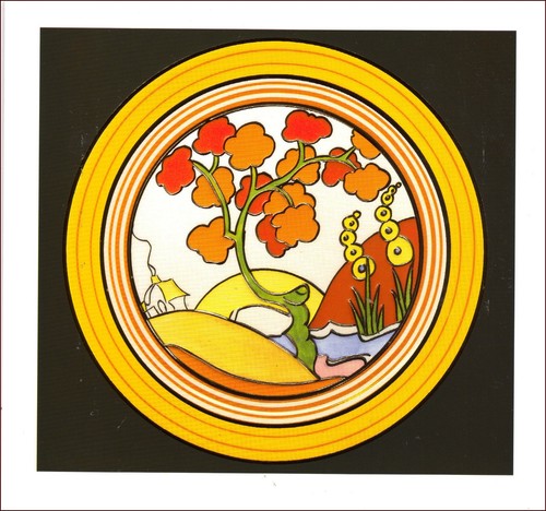 Clarice cliff card - card,
