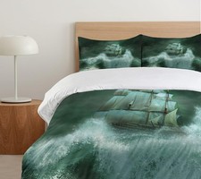 Pirate Ship Duvet Cover Set