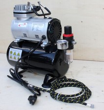 Airbrush Air Compressor w/3L Tank 6' Hose Multipurpose Tattoo Makeup Cake Deco