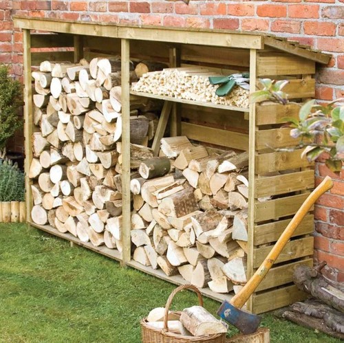 Pressure treated log - pressure, store