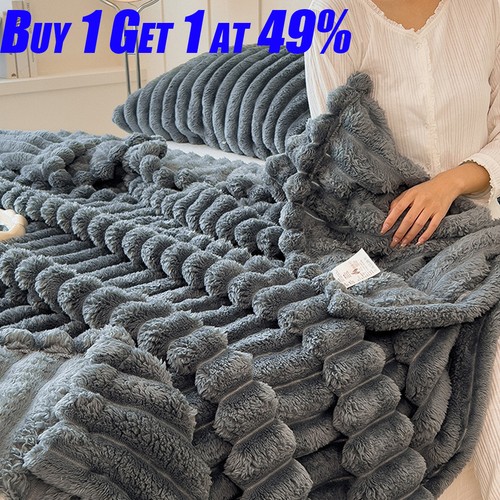 Large faux fur ribbed - faux, fleece