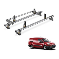Citroen Berlingo Roof Rack for 2008-18 [L2] 2 Roof Bars & Roller Van Guard Trade
