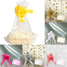 Large Clear Cello Bags & Bow