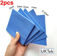 2 PCS SILICONE Blue Thermal