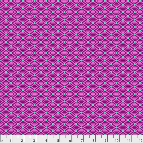 Tula pink hexy thistle - pink,