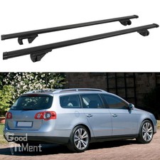 2x 53" Roof Rack Black Cross