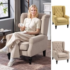 Retro Accent Chair Wingback