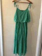 New Look Green Pleated Midi