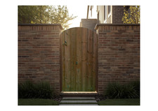 Arched Framed Wooden garden gate, Strong, Treated T&G, made to order