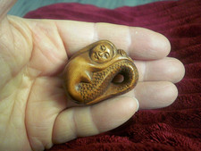 Hand Carved wood netsuke